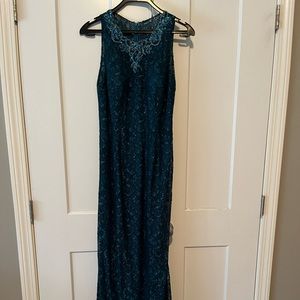 Full length lace gown